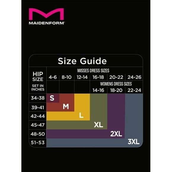 Maidenform Inspirations Women’s Black High-Waist Boy Shorts Shapewear Medium - Picture 8 of 16